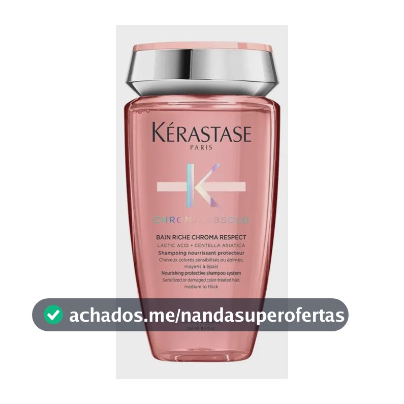 Shampoo Kérastase Chroma Absolu Bain riche chroma respect en garrafa de 250mL