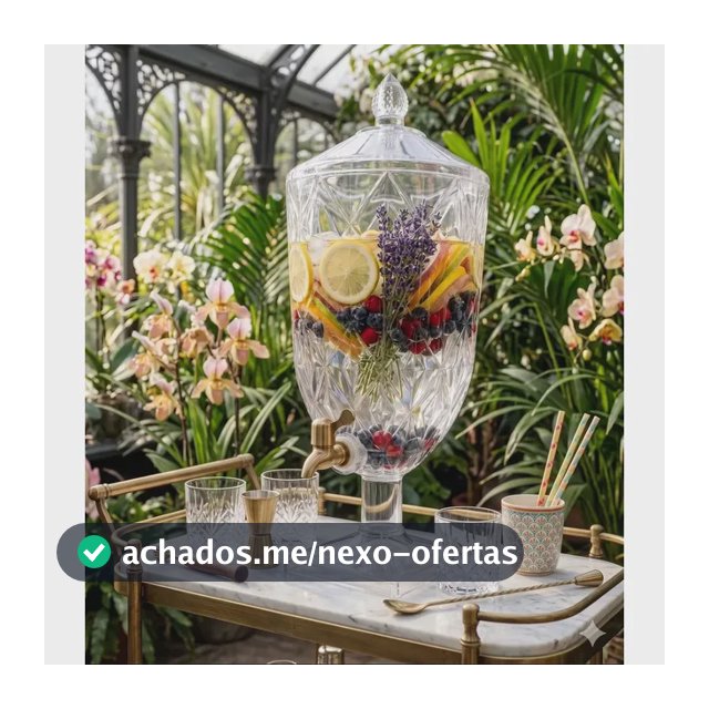 Suqueira Transparente P/ Bebidas 4,5 Lt Super Transparente