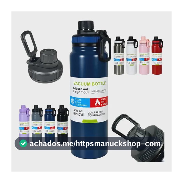 Garrafa Térmica 800ml Frio Com Isolamento Garrafinha Treinos