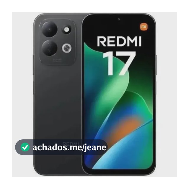 Smartphone Xiaomi Redmi 17 4G 4GB RAM 128GB Tela 6,9 120Hz Bateria 7500mAh 50MP Preto