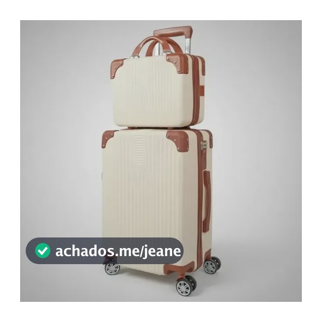 Mala Viagem 10 + Frasqueira Rodas 360° Carrinho Ajustavel