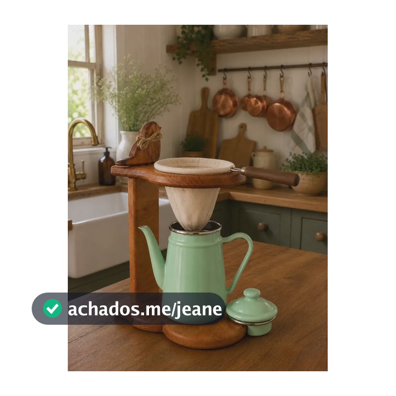 Suporte De Madeira Para Café