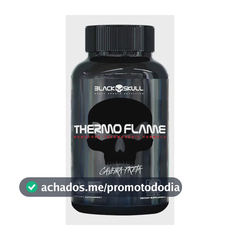 THERMO FLAME Caveira 360mg 60 Tabletes BLACKSKULL