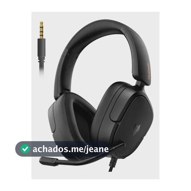 Fone Nubwo Hg04l Headset Gamer Surround 7.1 Ouvido Para Pc,Xbox,PS Possui uma entrada para fones de ouvido de 3,5 mm Preto