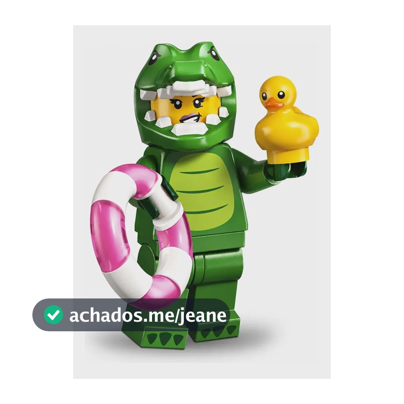 Lego Minifigures 71051 Série 28 Jacaré Crocodile Costume 1