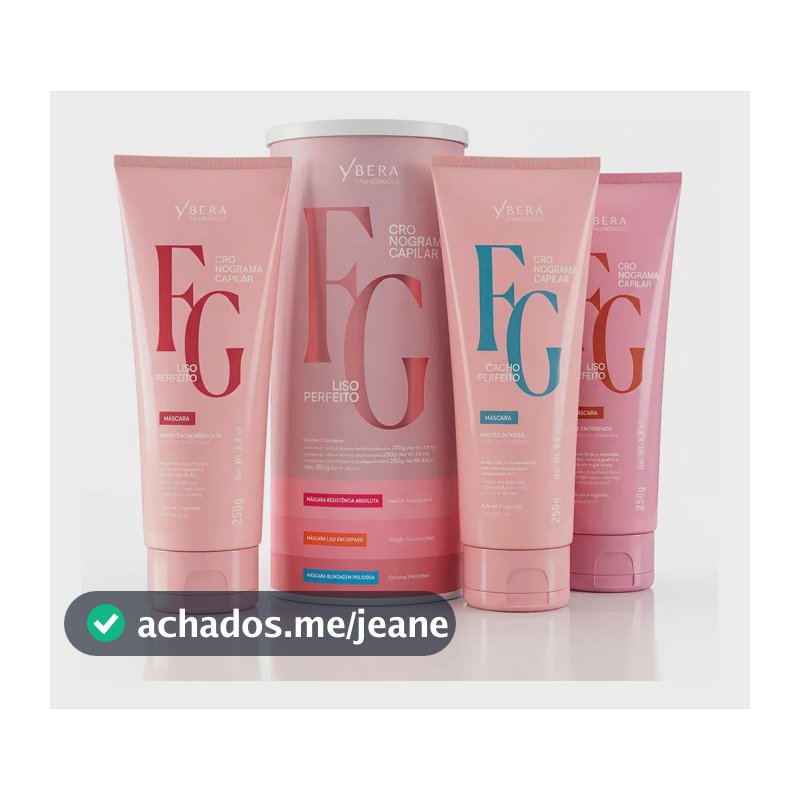 Kit Cronograma Capilar Liso Perfeito - Fashion Gold