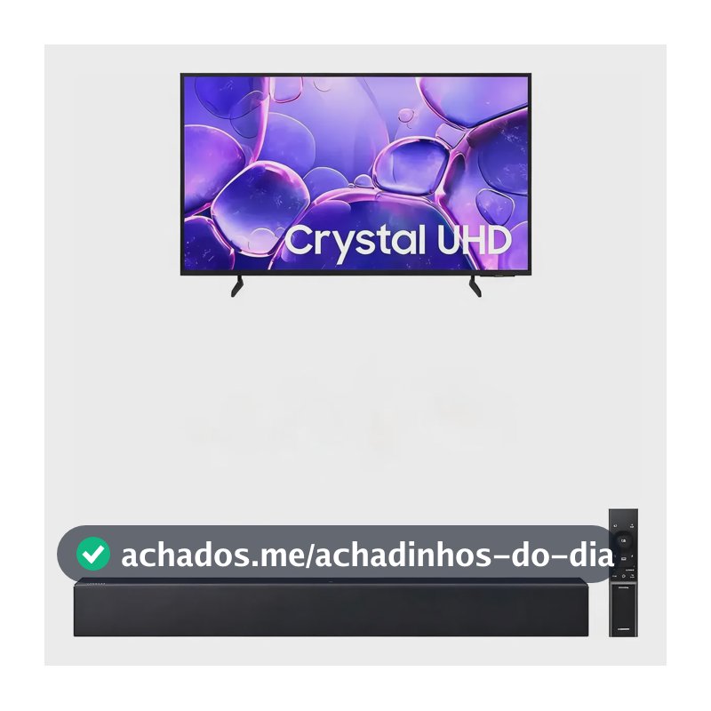 Samsung Smart Tv 55 Crystal Uhd 4k + Soundbar Hw-b400f