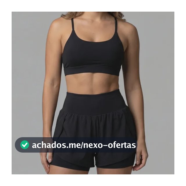 Conjunto Feminino Box Fitness Top + Short Treino Premium