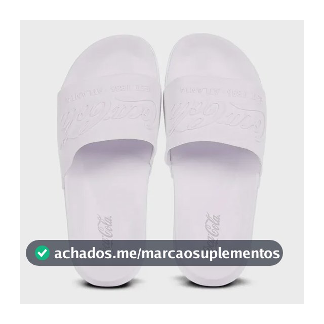 Chinelo Sandália Coca Cola Slide Coke Bold Original