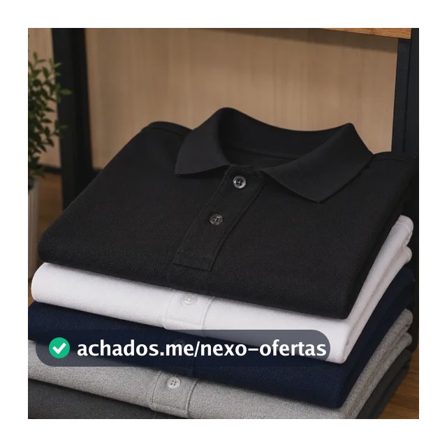 Kit 5 Camisas Gola Polo Masculina Blusa Slim Atacado Piquet