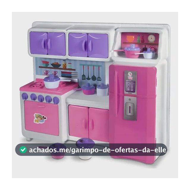Cozinha Infantil Brinquedo Kit Criança Completa Fogão Menina
