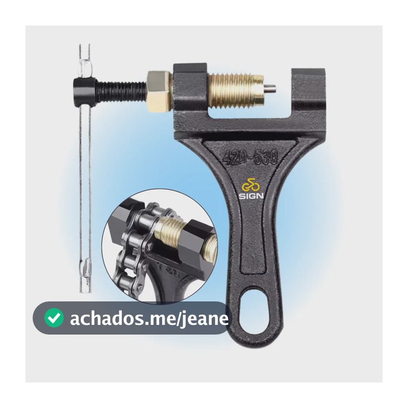 Chave Extrator Pino Corrente Moto Ferramenta Profissional Extratora Bike Bicicleta Tamanho 420,428,520,525,530 Alta Precisão Qualidade E Durabilidade Sign