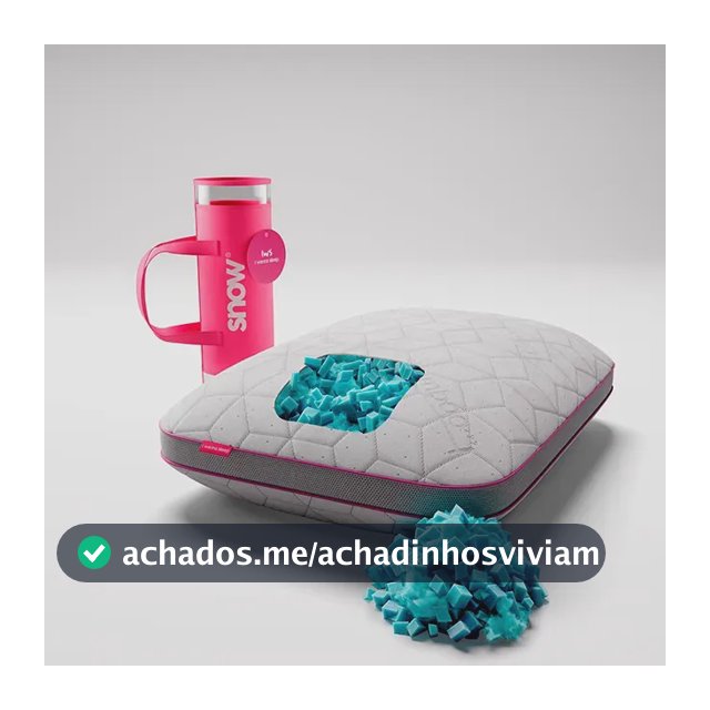 Travesseiro Ajustável - I Wanna Sleep - Snow® Cor Branco