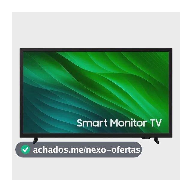 Smart Tv Samsung 32'' Hd Tizen Hdr Wi-fi Hdmi Monitor Bivolt Preta Preto