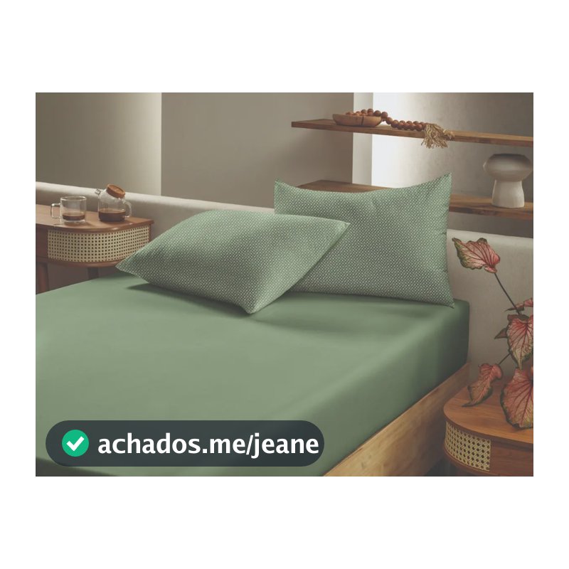 Jogo De Cama Simples 3pçs Queen Slim Organic Altenburg