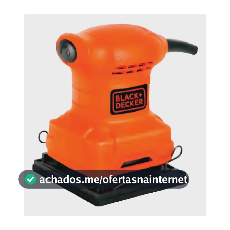 Lixadeira Orbital Elétrica Black Decker Bs200 200w 110v Preto/laranja