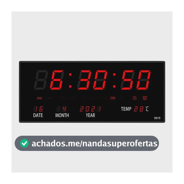 Miami Secret Relógio De Parede Grande Led Digital Para Academia Hospital