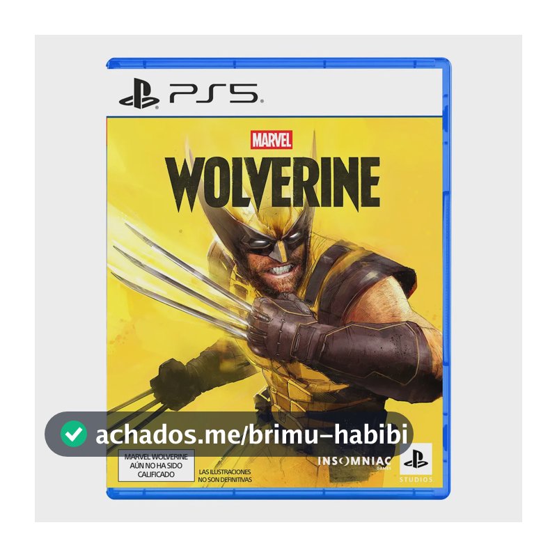 Jogo Marvel's Wolverine Para Playstation 5 (físico)