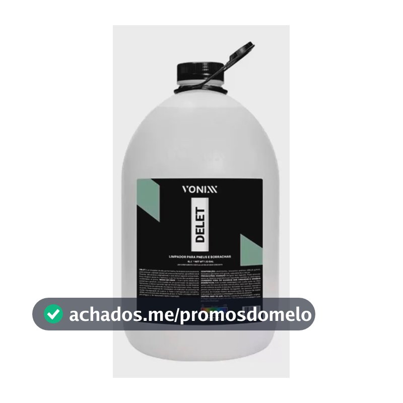 Delet Limpador Para Pneus E Borrachas 5l - Vonixx