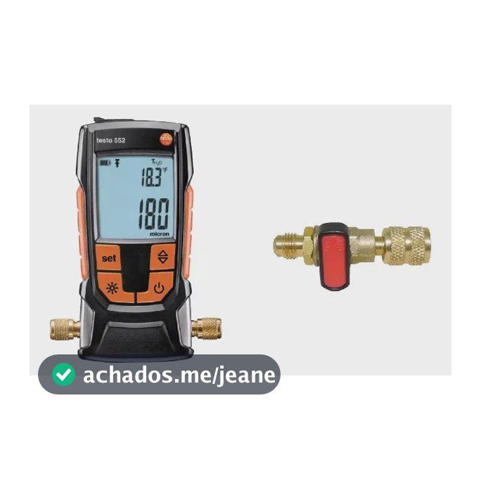 Vacuômetro Digital Testo 552 Com Bluetooth + Registro Bola