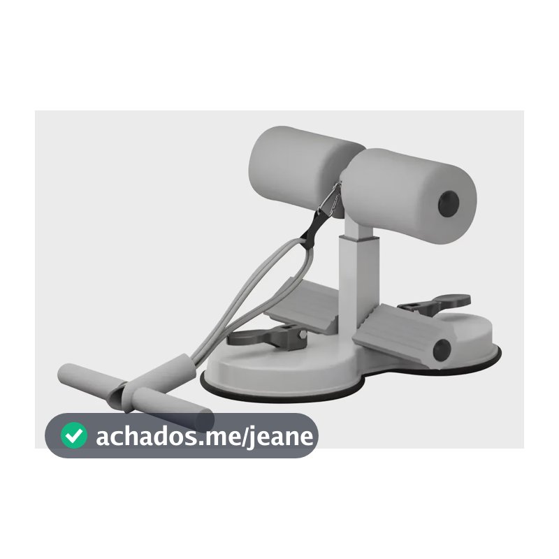 Aparelho Abdominal Suporte Pé Exercicios Academia Abdominal Cinza
