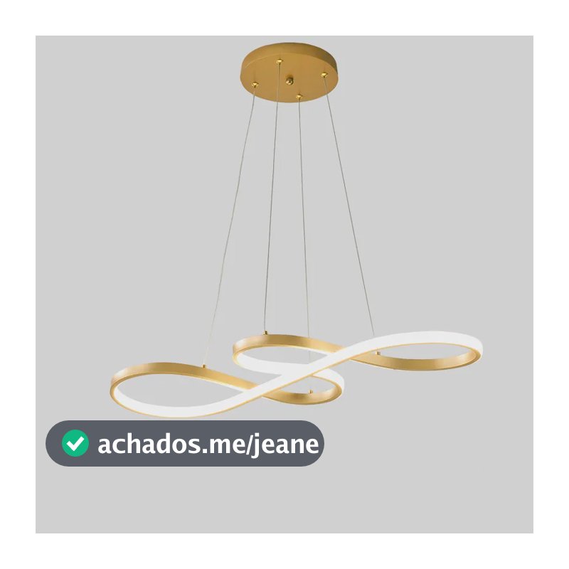 Lustre Pendentes,luminária Teto  Moderna Led Sala-com Remote 220v Amarelo-j