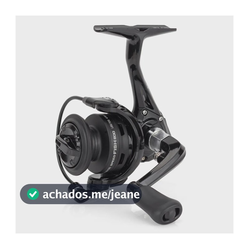 Molinete Speedfish 800 3+1 Rolamentos Black - Albatroz