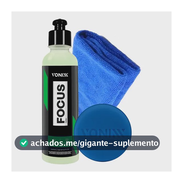 Removedor Chuva Ácida Vidros Vonixx Focus 240ml com Aplicador
