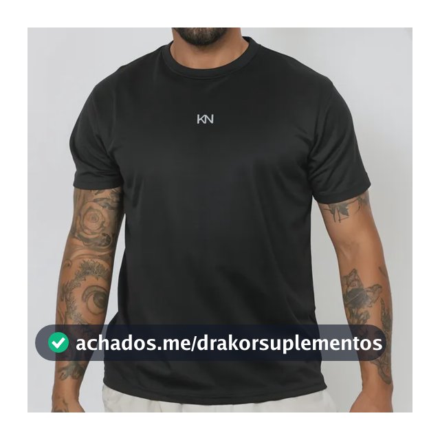 Camiseta Masculina Dry Fit Academia Treino Antiodor Koenig