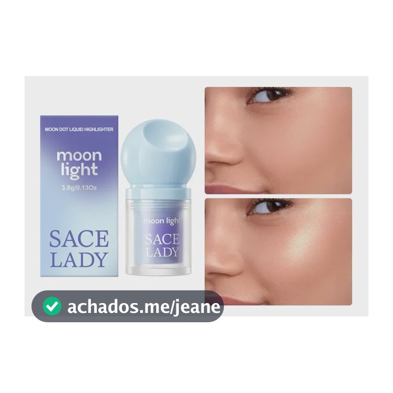 Iluminador Líquido Sace Lady Brilho Shimmer E Cor Champagne #04 Brilho Dourado