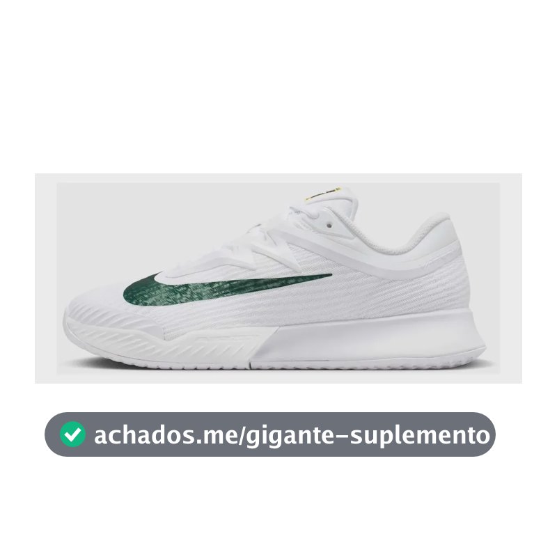 Tênis Nike Zoom Vapor Pro 3 Hc Saibro Premium Feminino Branco/verde 38 38 Br