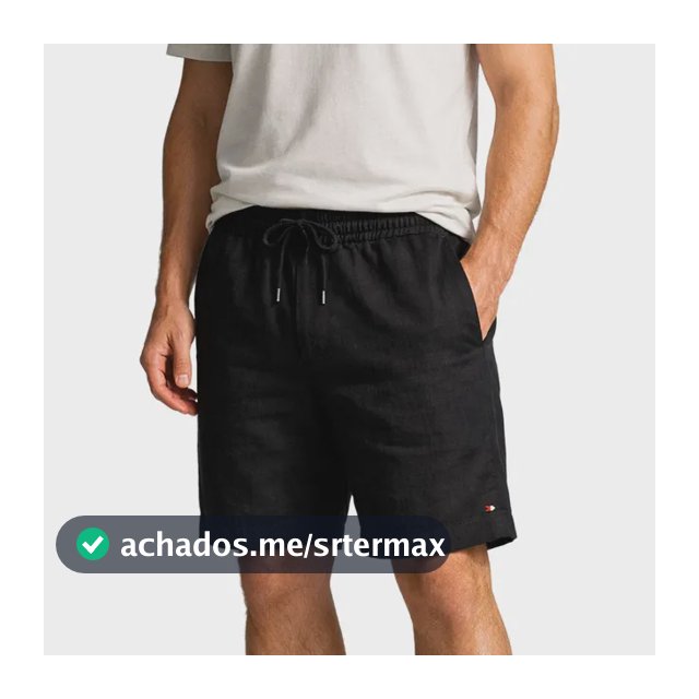 Shorts Linho Masculino Sandrini Casual Verão Confortável