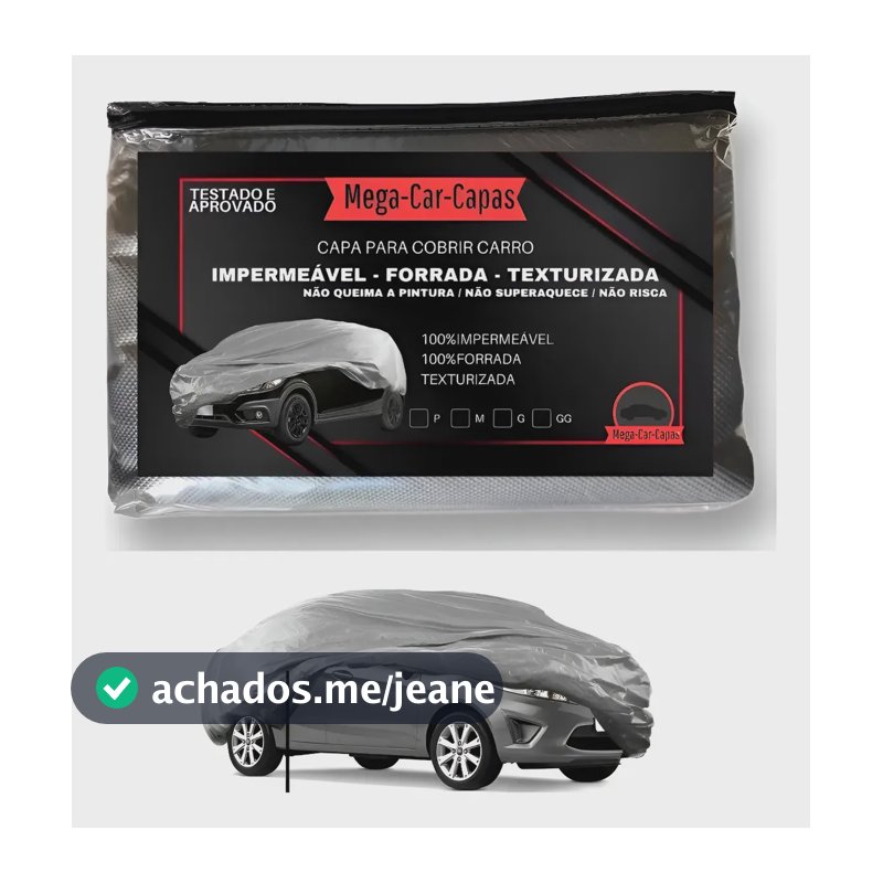 Capa Protetora Para Carro  Forrada, Reforçada E Ajuste P/m/ Voyage 1981-2019