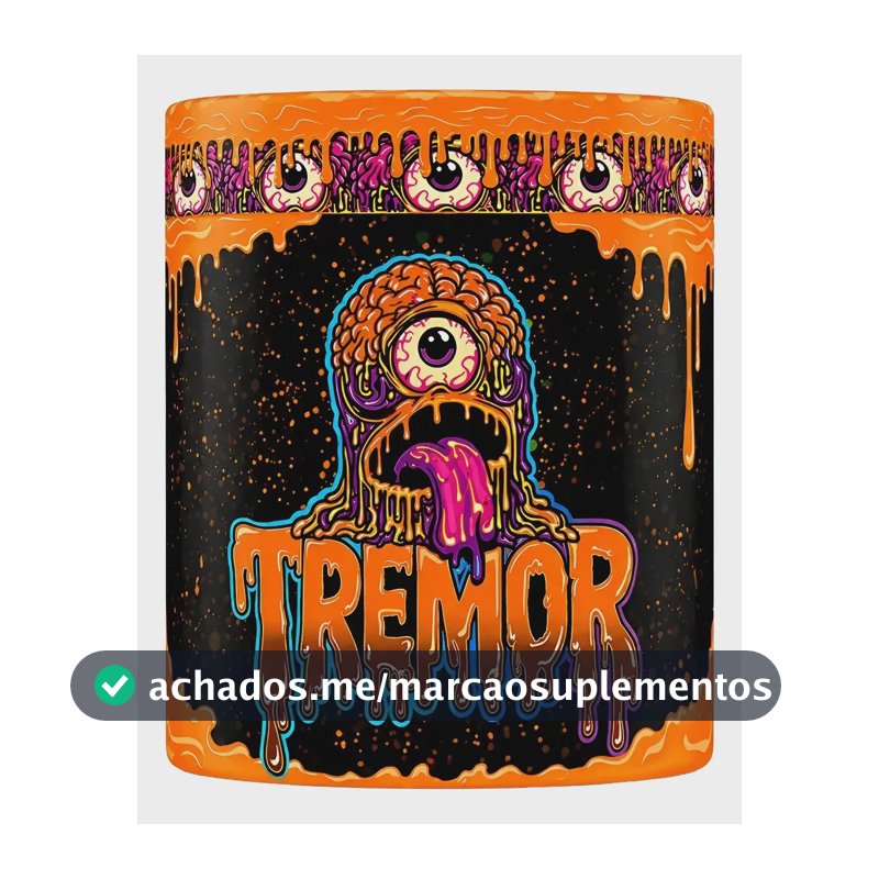 Pré Treino Adaptogen Tremor 240g Foco Intenso (40 Doses) Tangerina