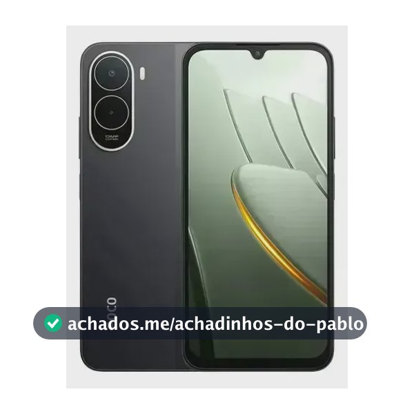 Xiaomi Poco C81 Pro 4G Dual Sim 256gb 4gb Ram Tela LCD 6,9" 120Hz 6000mah Fast Charge 15W Cor Preto