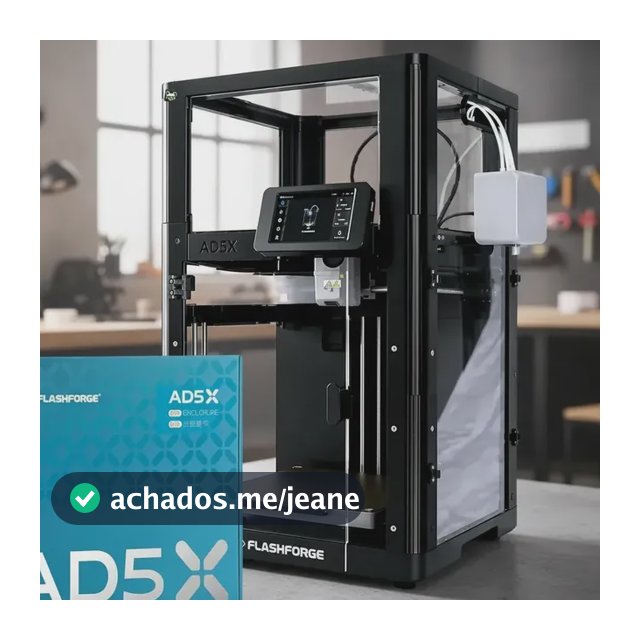 Impressora 3d Flashforge Ad5x Corexy + Kit Fechamento Preto