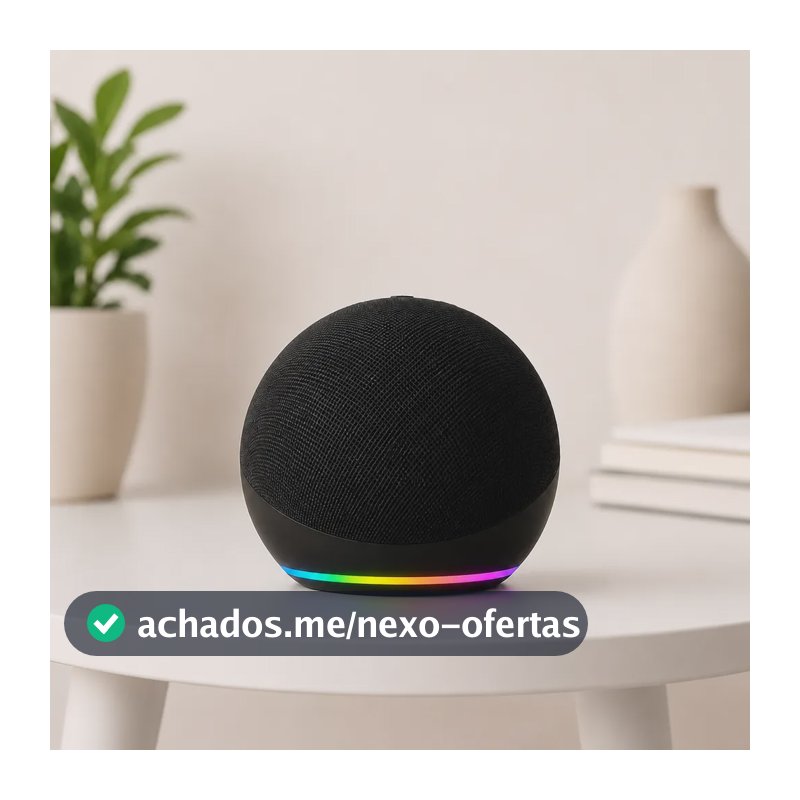 Alaxe Caixa De Som Inteligente Comando Voz Portátil Sem Fio Preto