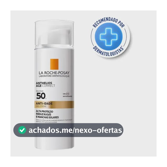 Protetor Solar Anthelios Age Correct FPS 50 Oil Free Anti Rugas Sem Cor 50g La Roche-Posay