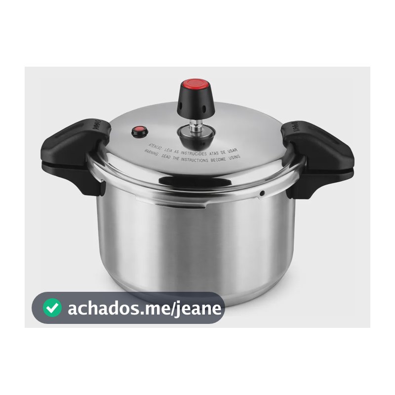 Panela Pressão 4,5l Eirilar Fecho Externo Prateado