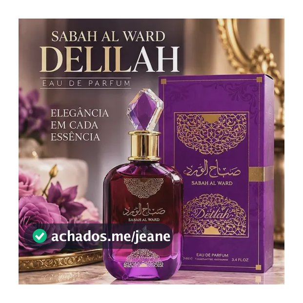 Al Wataniah Sabah Al Ward Delilah Feminino Eau De Parfum 100ml