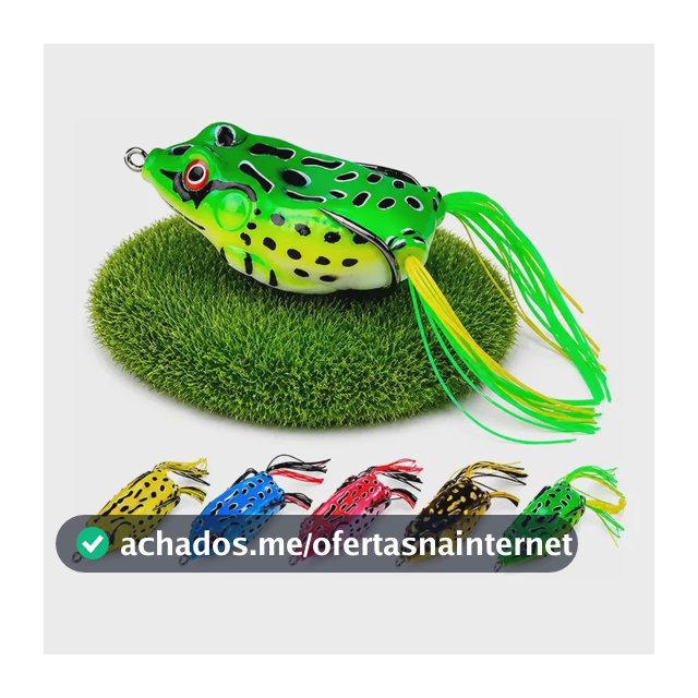 Kit 5 Iscas Frog Sapo Sortidas Anti Enrosco Predadores