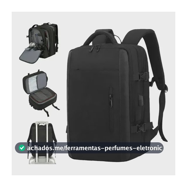 Mochila Viagem Executiva Grande Notebook Feminina Masculina