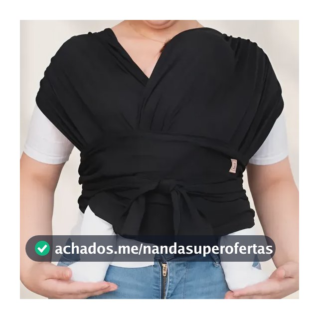 Promoção Do Mês Sling De Bebe Carregador Canguru De Vestir