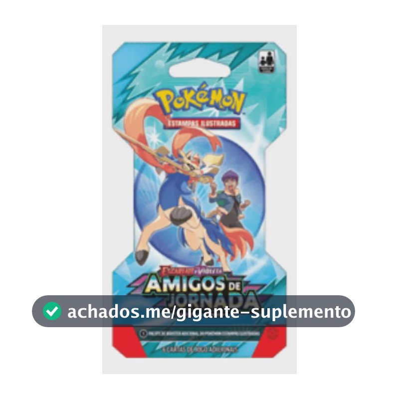 Booster Unitario C/ 6 Cartas Pokemon Ev9 Amigos De Jornada