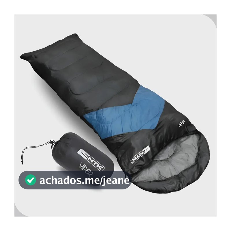 Saco De Dormir Nautika Viper Temp. - 5oc A 12oc - 2m - Hollowfiber Cor: Azul