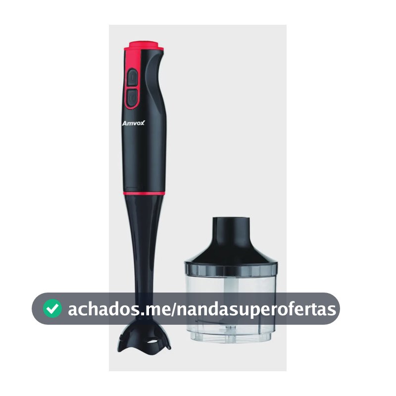 Mixer Apr 400 Lâmina De Aço 2 Velocidade 400w 220v Amvox Cor Preto