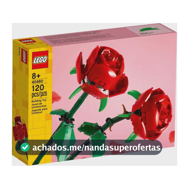 Lego Botanica Rosas 40460 De 120 Peças 120 Rosas