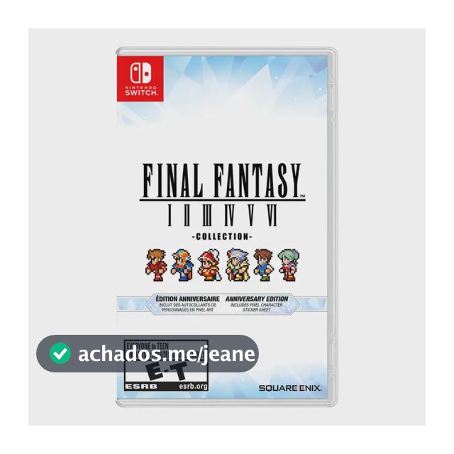 Final Fantasy I Vi Collection 35th Anniversary Ed Switch