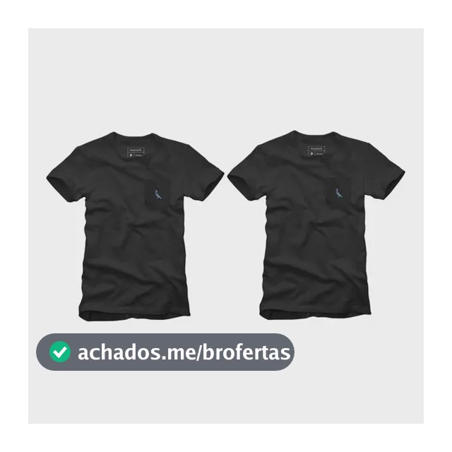 Kit 2 Camisetas Bolso Cb Pica-pau Xadrez Reserva