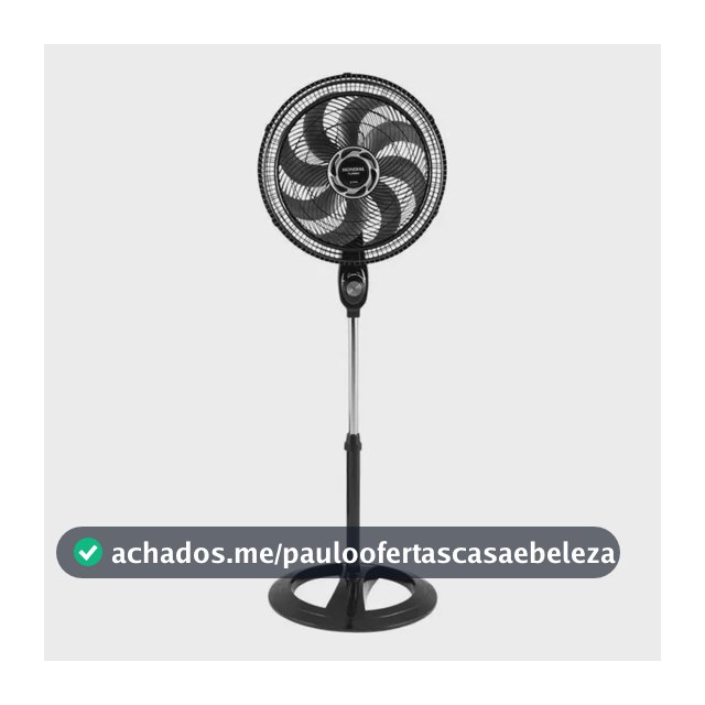 Ventilador De Coluna Mondial Turbo Nvt-40c 40cm 8 Pás Preto 40 Cm 110v 8